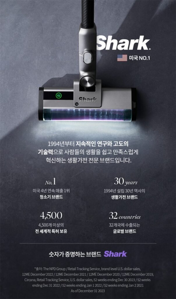 샤크 무선청소기 에보파워시스템 NEO+ LC351KRWH 초경량 자동먼지비움 화이트