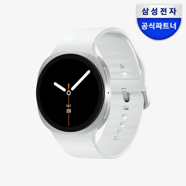 삼성 갤럭시 워치8 (강화유리 2매 패키지) 실버, 40mm, LTE
