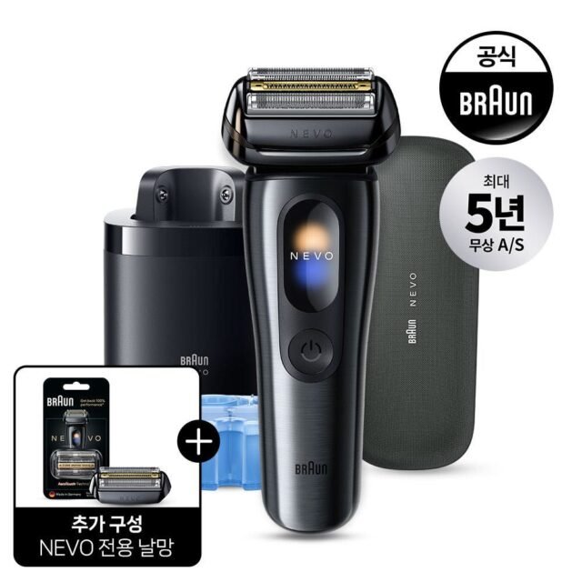 (NEVO 전용 날망구성) 브라운네보 전기면도기 NEW 시리즈 NEVO 11010C 그라파이트