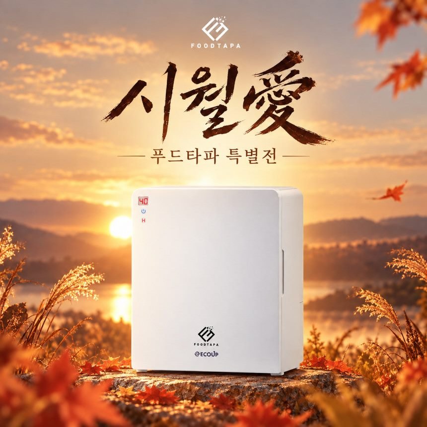 푸드타파 하이브리드 음식물 처리기 분쇄기 가정용 음쓰 싱크대 쓰레기 미생물 건조기