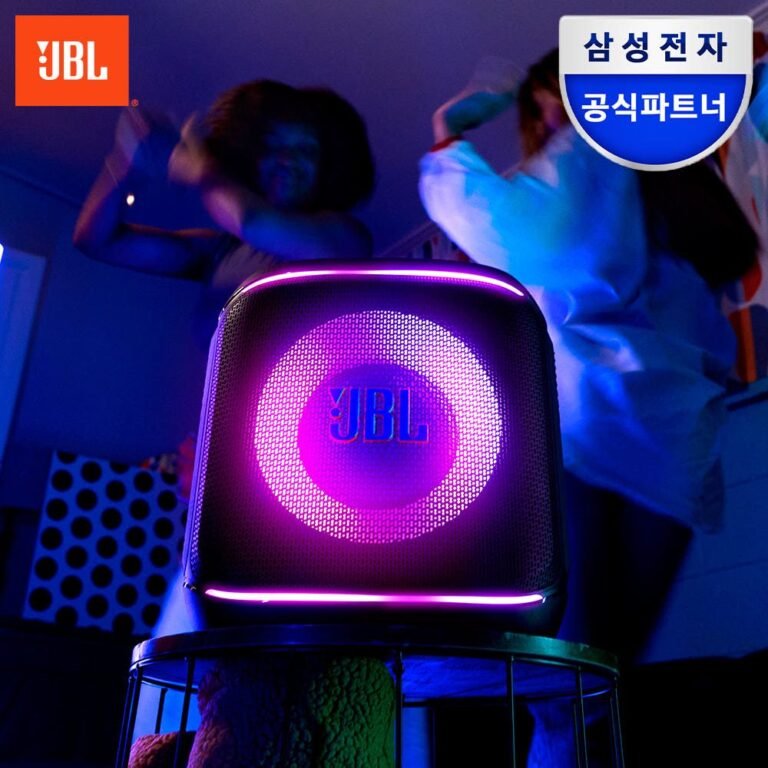삼성전자 JBL 파티박스 앙코르2 블루투스 스피커 휴대용 노래방 파티 공연 강의 마이크